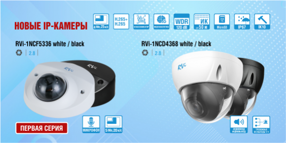 Новые интеллектуальные IP-камеры